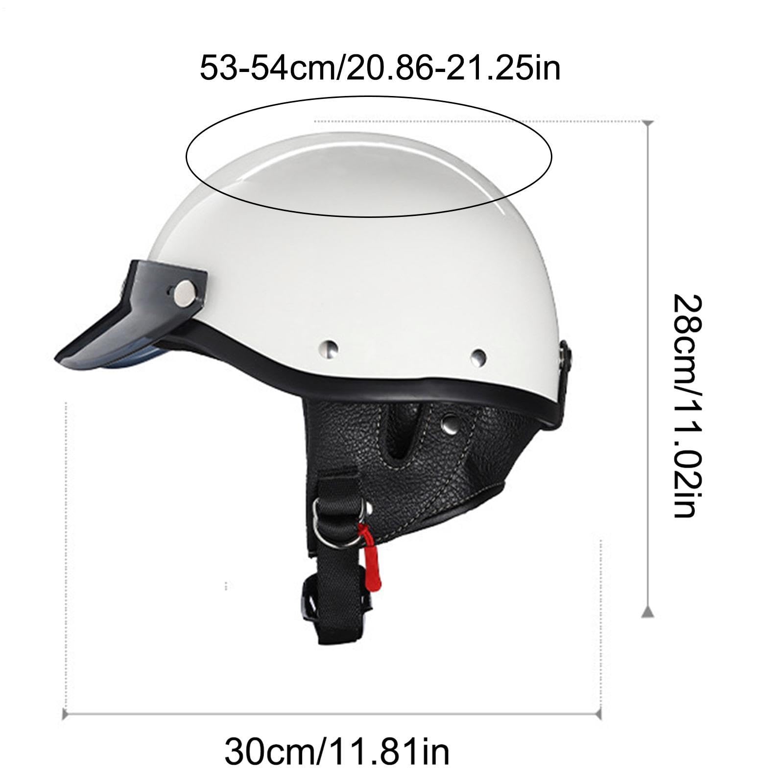Casque De Sécurité Moto Casque Respirant avec Boucle À Dégagement Rapide