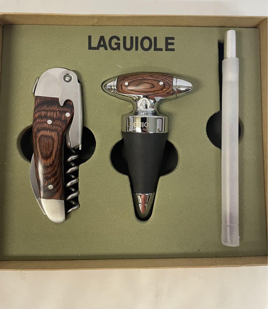 LAGUIOLE ラギオール ソムリエナイフ＆ワインストッパー＆温度計