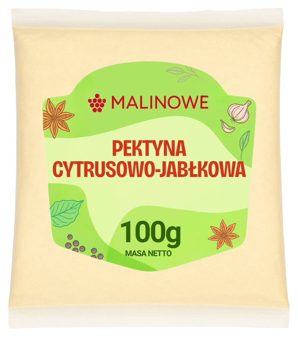 MALINOWE PEKTYNA CYTRUSOWO JABŁKOWA 100g PRZETWORY
