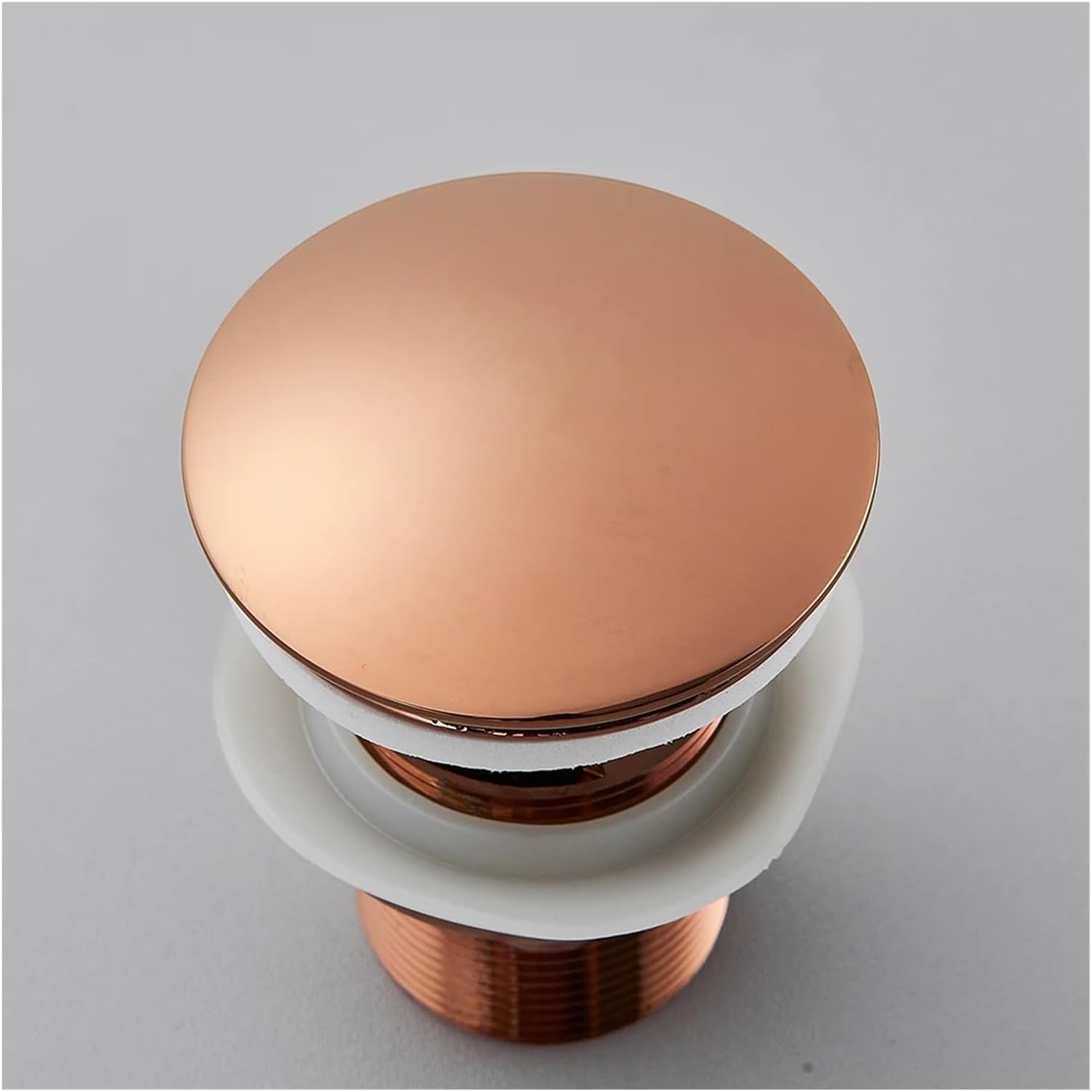 Design Sanitair Winkel | Pop-up massief messing wastafel afvoer korfplug gootsteen plugstop Nikkel zonder overloop - - Design Sanitair Winkel