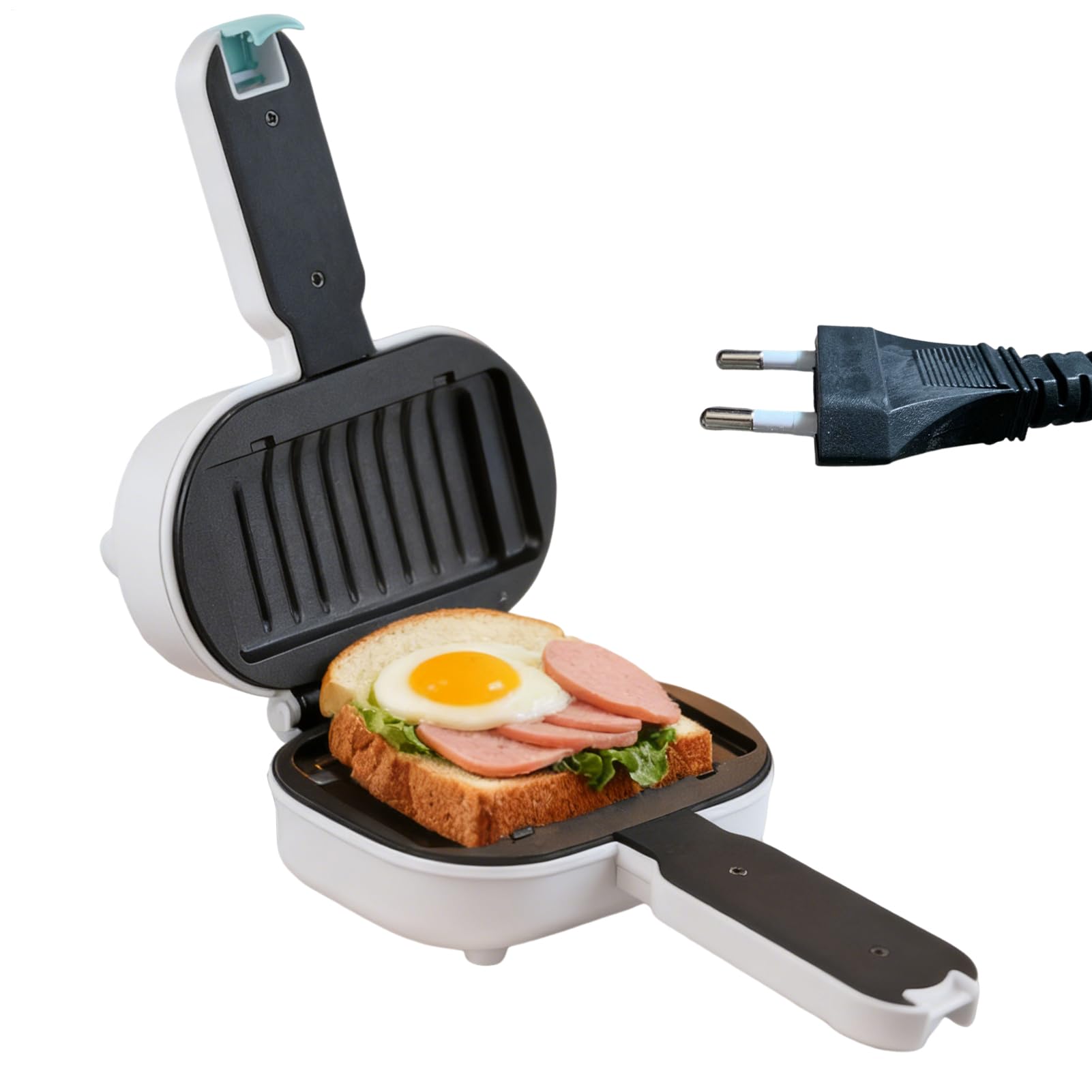 Sandwichera Eléctrica Prensa Compacta Para Sándwiches Calientes Medianos
