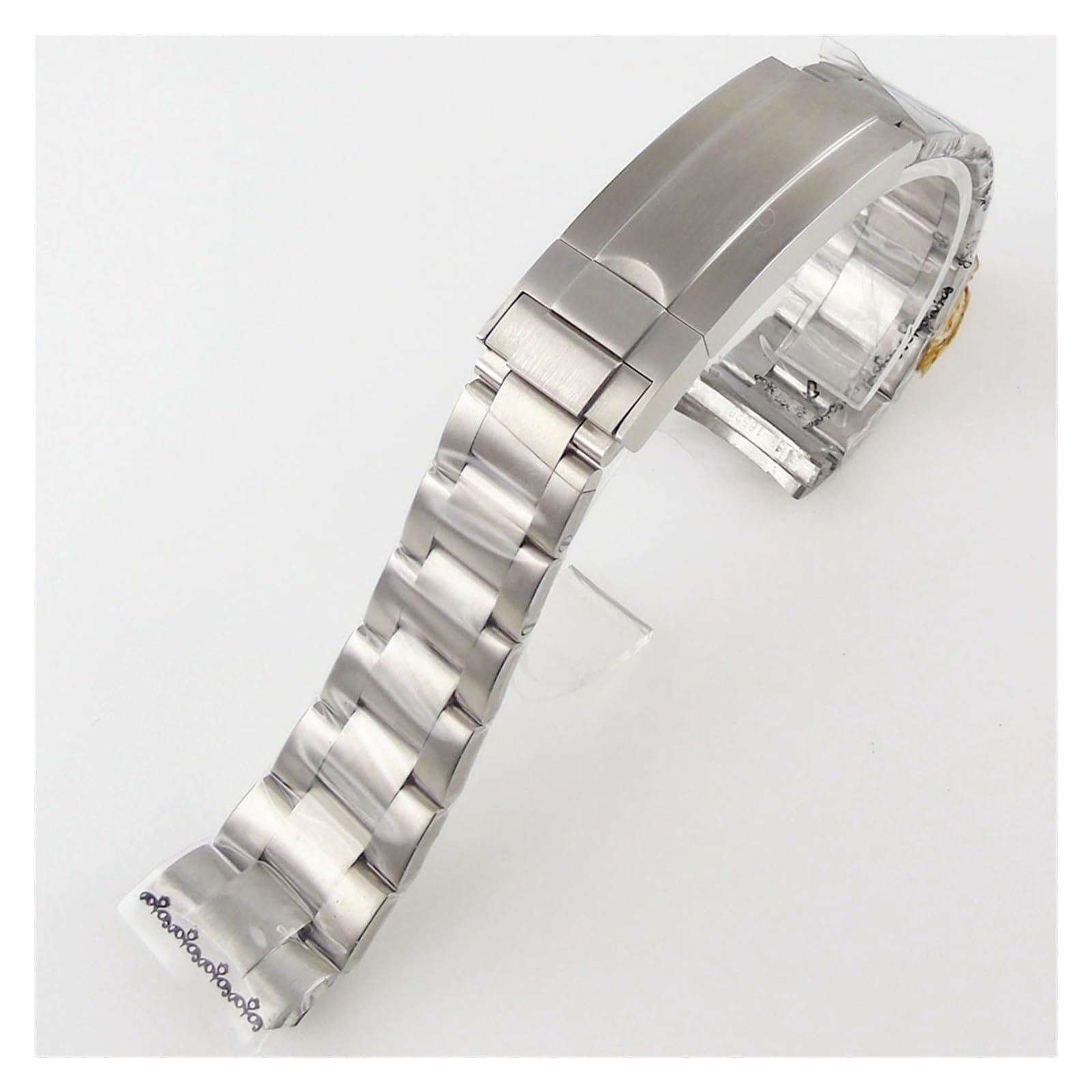 HMFANG 20mm Bracelet De Montre Bracelet En Acier Inoxydable 316L Pièces De Rechange Système De Verrouillage De Glissement Brossé/poli