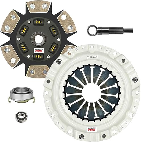 ClutchMax PRO Performance Stage 3 Kit de embrague compatible con Ford Probe 1989-1992 Mazda B2200 626 323 GTX MX-6 1991-1994 Mercury Capri XR-2