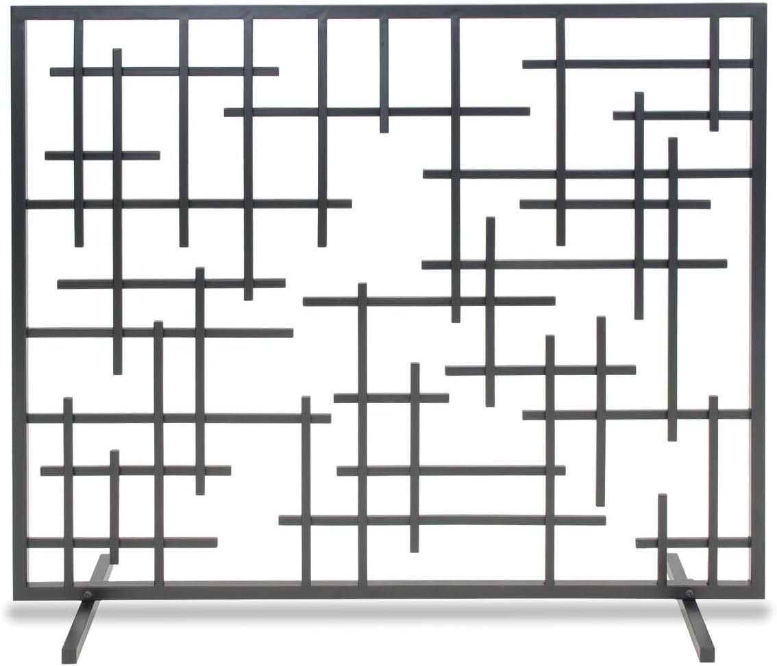 Pilgrim Home and Hearth 18267 Contemporary Summer Screen, Polished Nickel