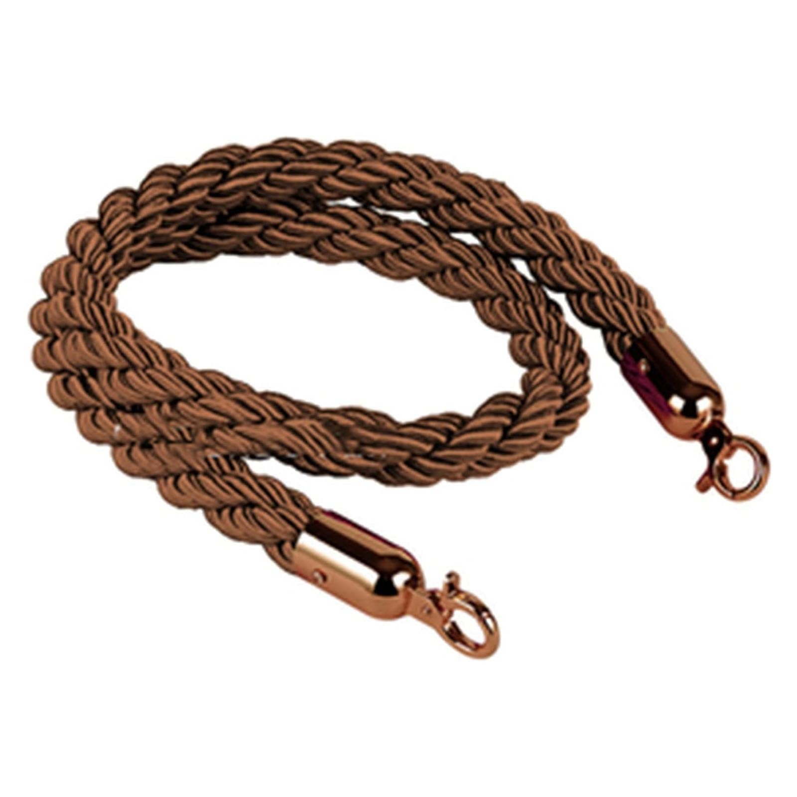 Barrier Rope, Safety Barrier Rope, Crowd Control Queue Line with Hooks, Braided Hemp(2.2m (7.2 ft))