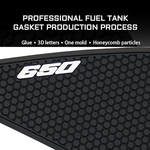 Miniatura 8 de Para Kawasaki Ninja 650 Ninja650 Z 650 Z650 2017-2024 Almohadilla lateral de depósito de combustible Almohadillas de tanque Protector Pegatinas