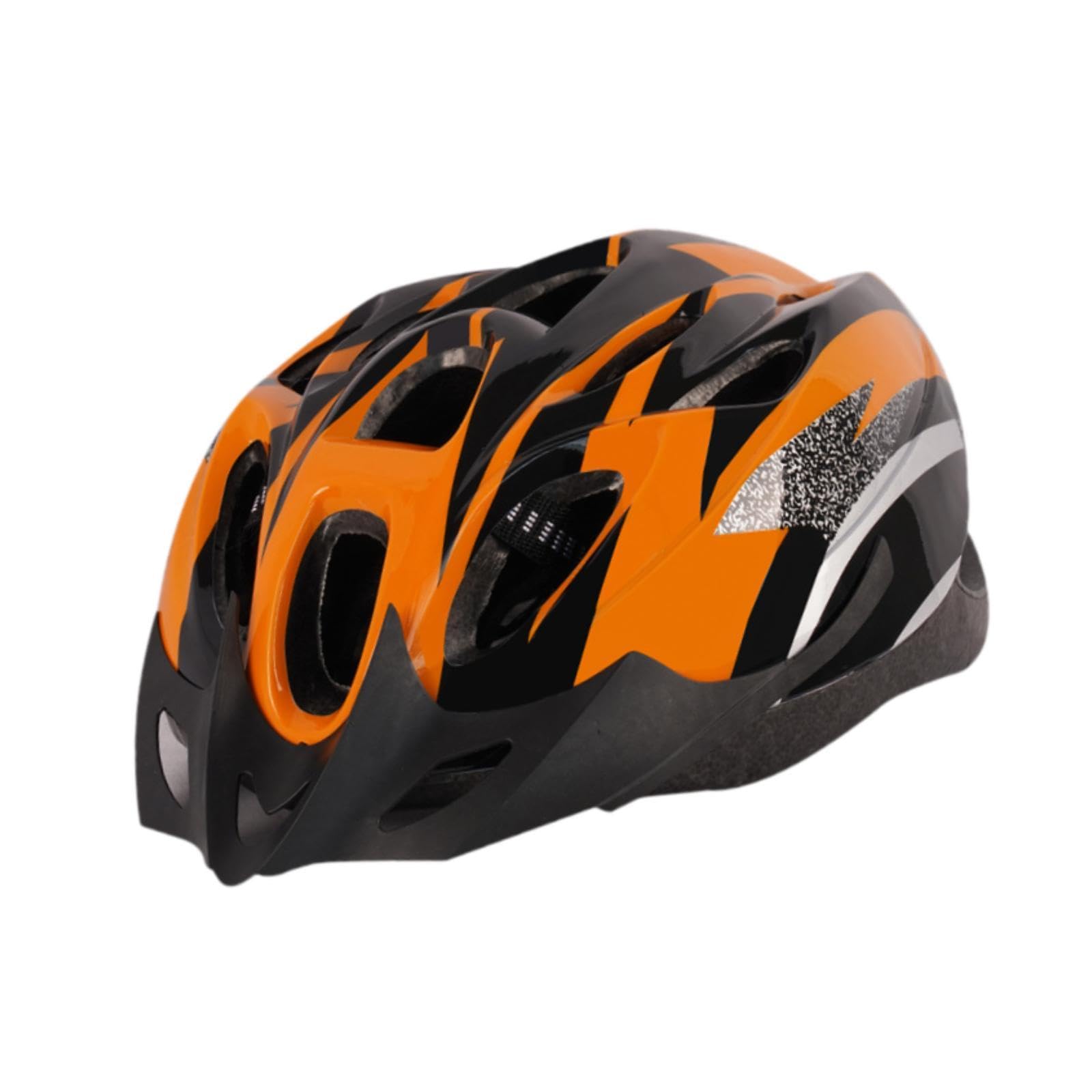 Oshhni Fahrradhelm mit abnehmbarem Visier, stoßfest, für Damen und Herren, Erwachsene, Orange Sport & Freizeit