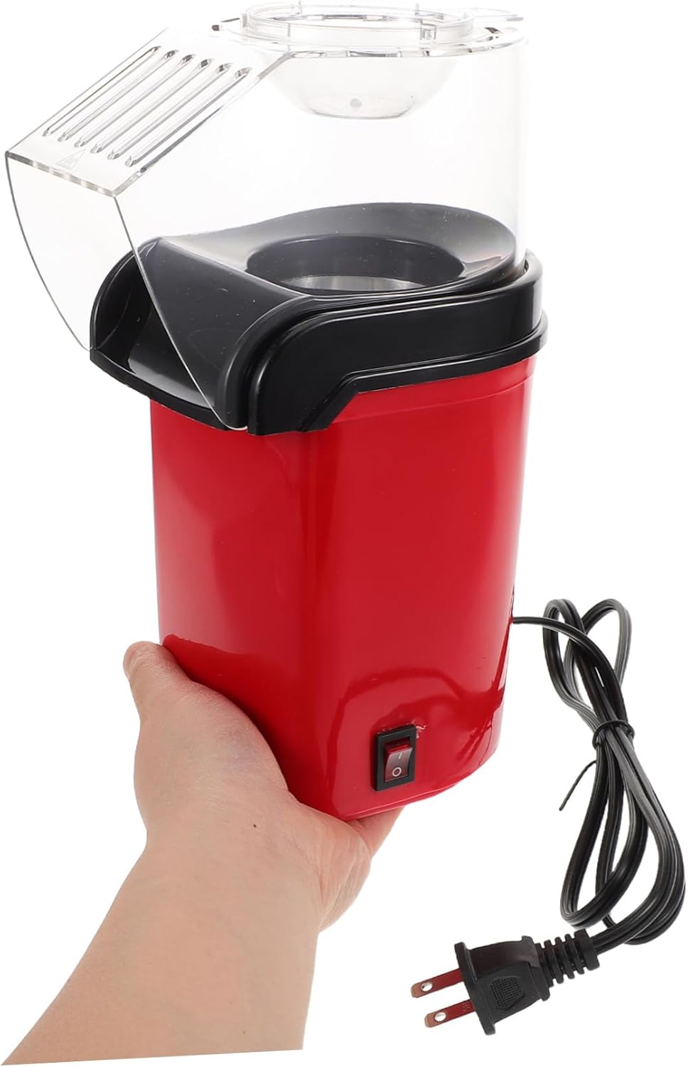 DECHOUS Stylish Popcorn Maker For Kitchen Automatic Hot Air Popcorn Machine With Adjustable Flavor Options For Family And Holiday Celebrations(us Plug)