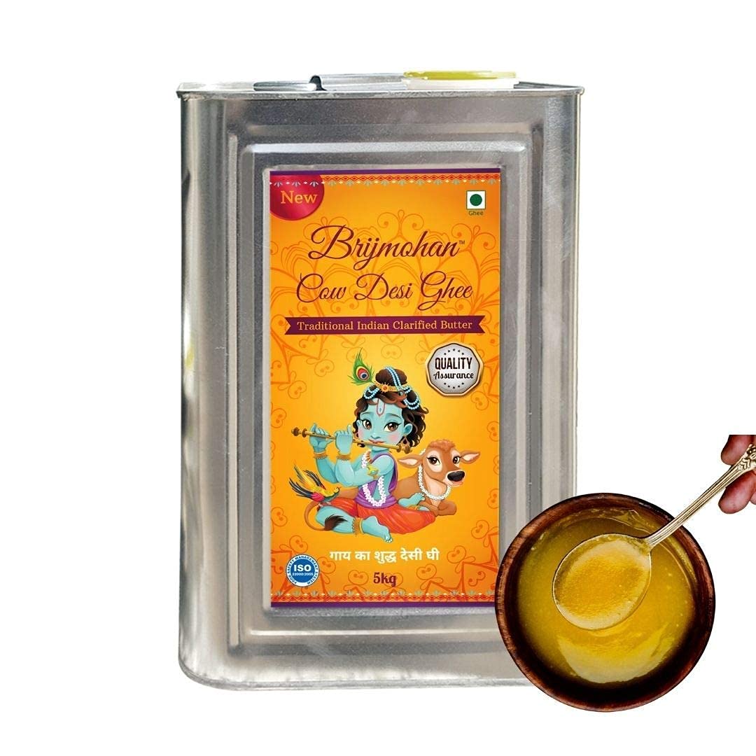 See full amazon price history chart for Brijmohan Cow Desi Ghee, Pure Ghee -100% Grass Fed Ghee (5 Kg) Brijmohan Cow Desi Ghee, Pure Ghee -100% Grass Fed Ghee (5 Kg) (B0993XM1MX) Amazon Price History, Amazon Price Tracker