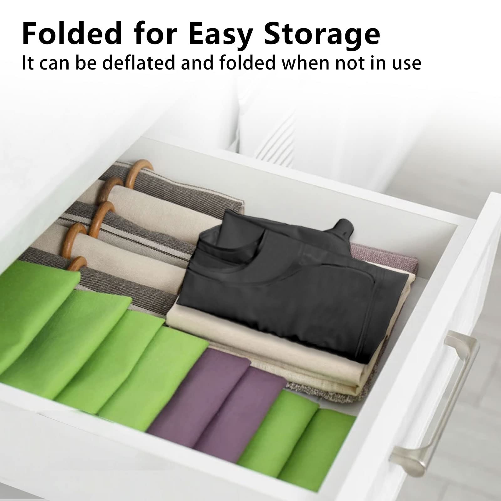 CDIYTOOL Lavabo inflable portátil para champú, lavabos plegables de PVC para lavarlos con discapacidad, mujeres embarazadas, niños y personas mayores en la cama y en casa (color negro), 1artículo
