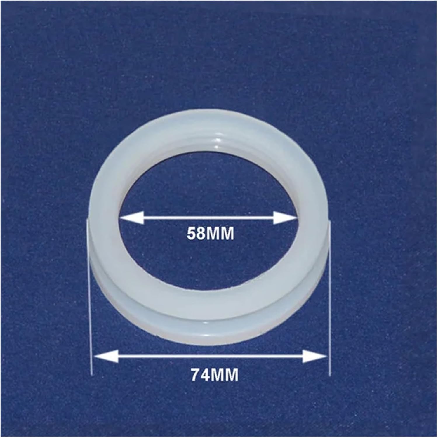 5pcs/lot 58mm or 47mm white silicon sealing ring for vacuum tube solar water heaters,silicon O gasket(58mm)