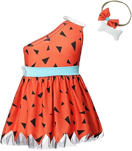 Miniatura 2 de iiniim Disfraz de Halloween para bebé, disfraz de tutú de Cavegirl con gorro