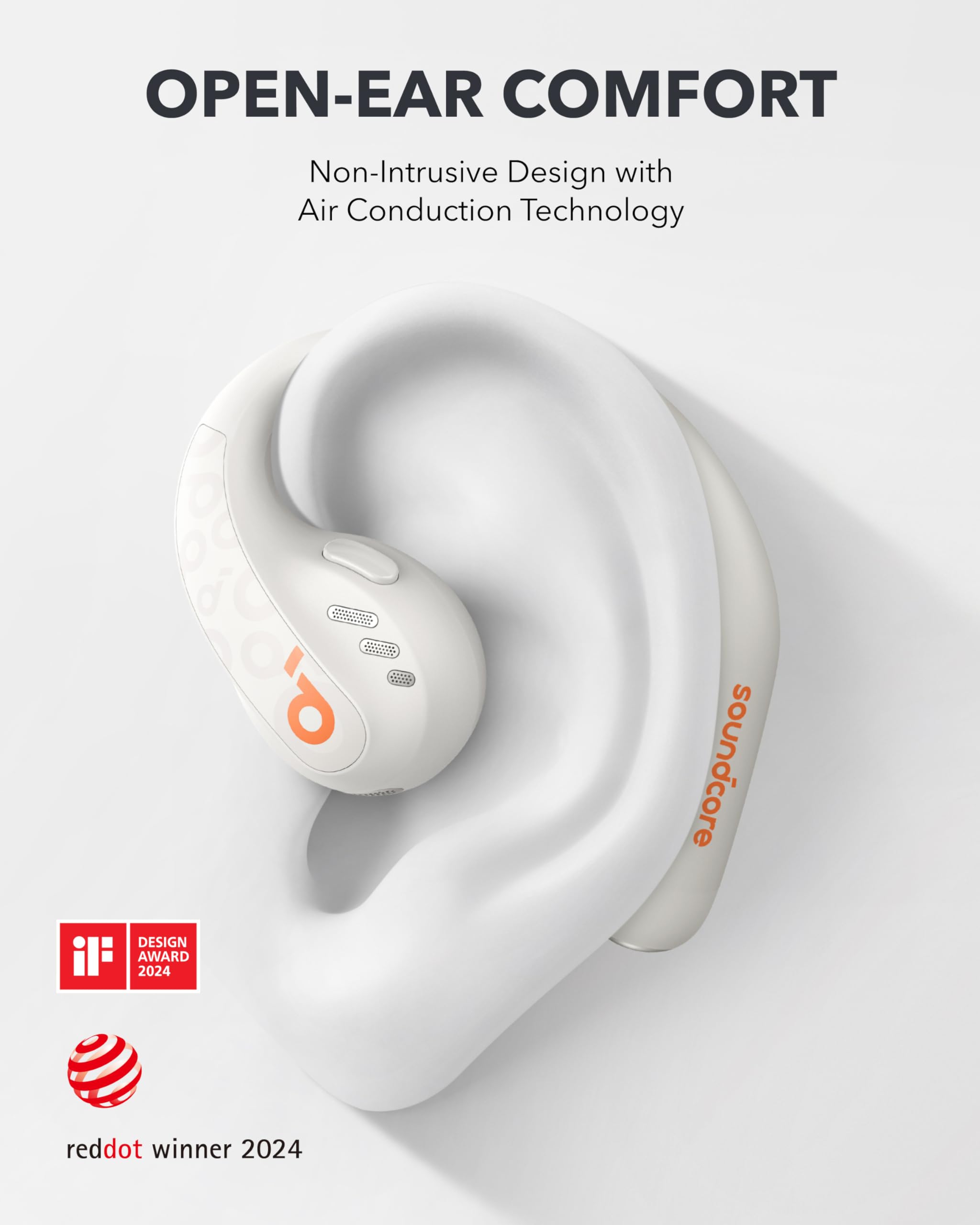 Amazon.com: Soundcore de Anker AeroFit Pro Auriculares de oído
