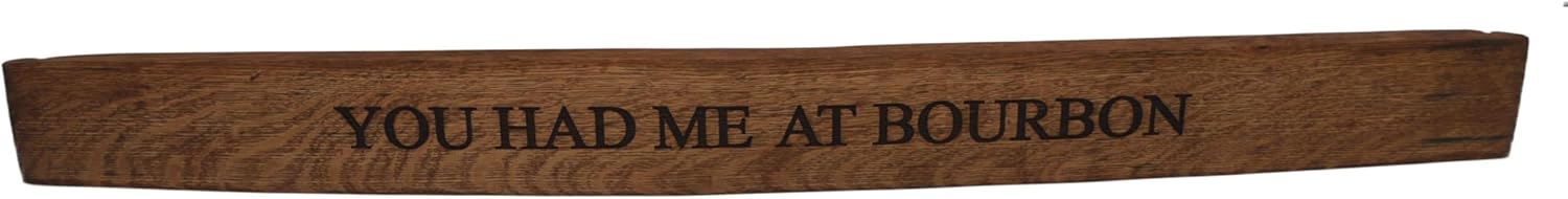 Personalized Laser Engraved Kentucky Bourbon Whiskey Barrel Stave Family Name Sign- Bar Sign, Wedding or Housewarming Gift- Choose Whatever Text You Want!