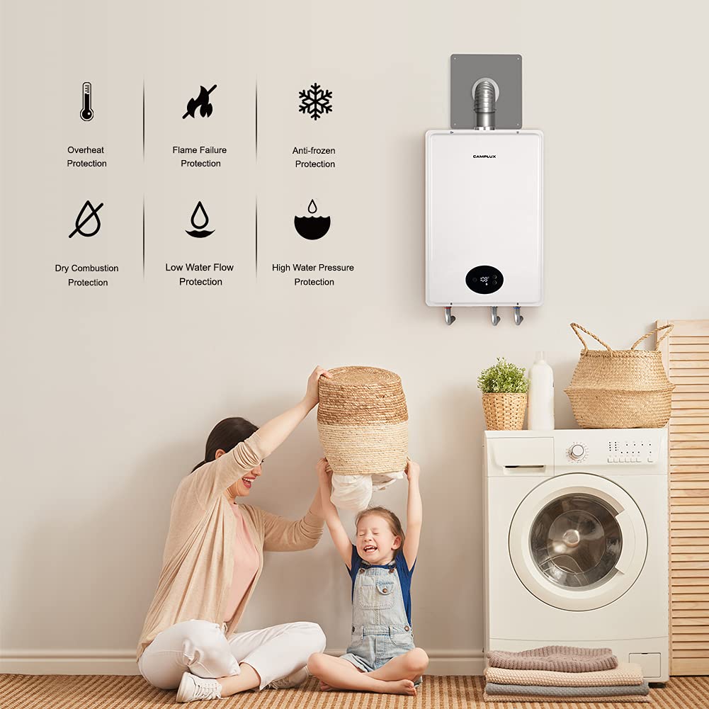 Camplux Tankless Water Heater, 10L GPM On Demand Instant, 48 OFF