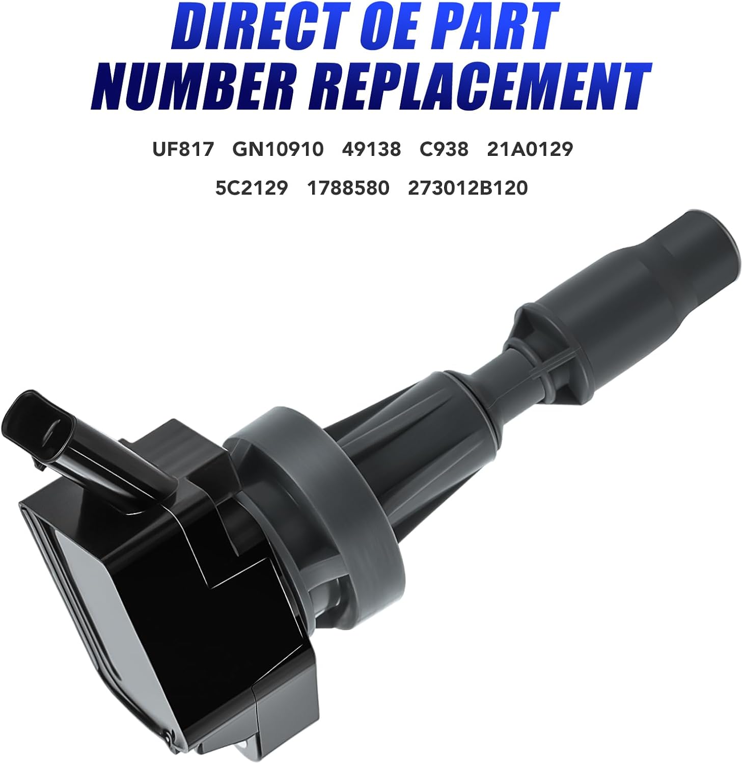 Set of 4 Ignition Coil Pack & Spark Plugs Fits for 1.6L 2015 2016 2017 2018 2019 2020 Hyundai Elantra Sonata Tucson Veloster Kona Kia Optima Forte Soul 1.6T Replaces# UF817 97080