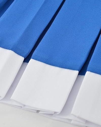 Miniatura 4 de miccostumes Disfraz de anime para mujer, falda completa de tubo con cinturón, bolsa de cintura y látigo