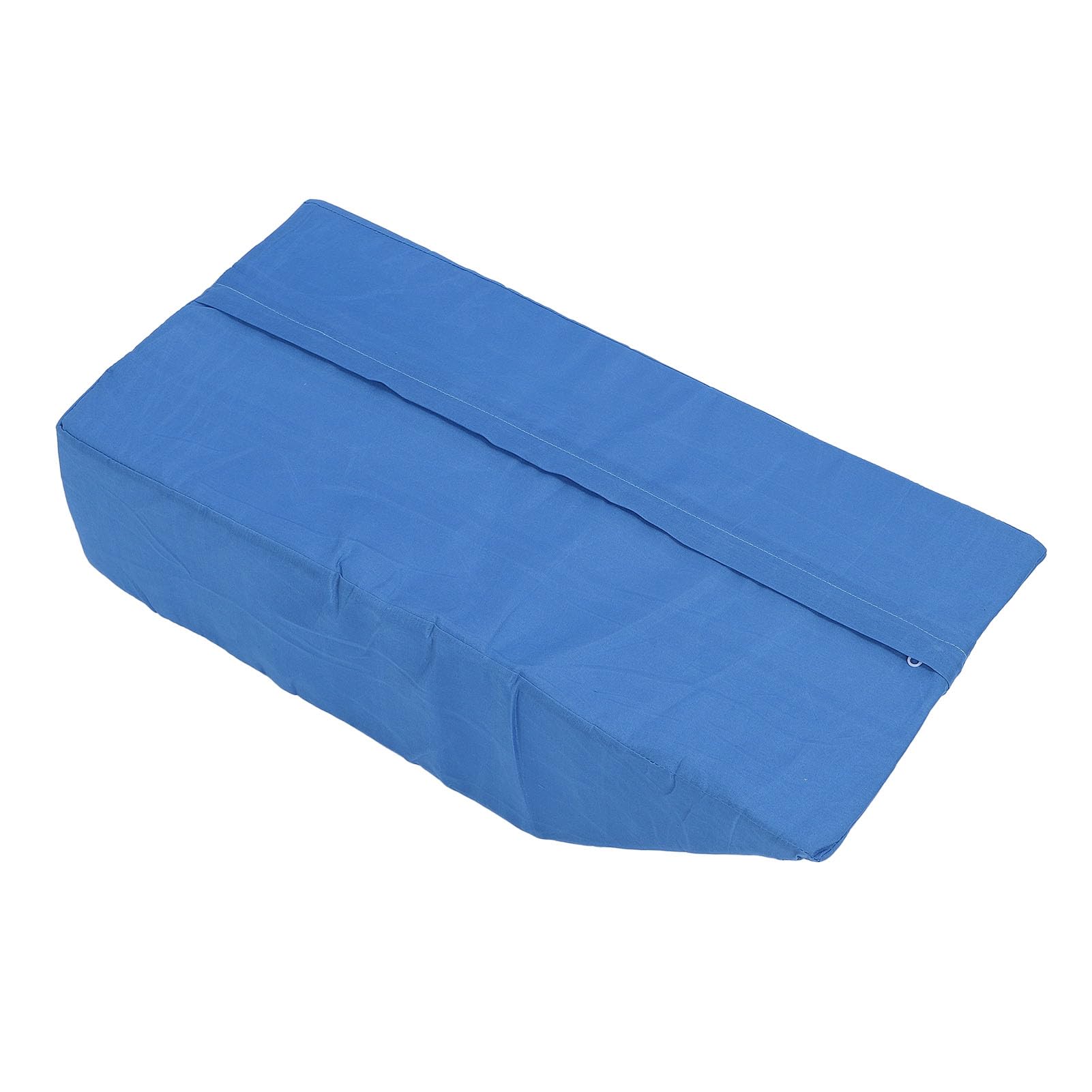 Pilipane Almohada de elevación de piernas, cojín ergonómico de espuma de alta densidad con diseño en forma de U para recuperación del sueño y alivio del dolor, azul, 59x28x15cm