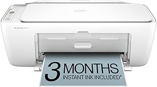 HP DeskJet 2827e Wireless All-in-One Color Inkjet Printer, Scanner, Copi...