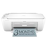 HP DeskJet 2827e Wireless All-in-One Color Inkjet Printer, Scanner, Copier, Best-for-Home, 3 Month Instant Ink Trial Included, AI-Enabled (6W7F5A)