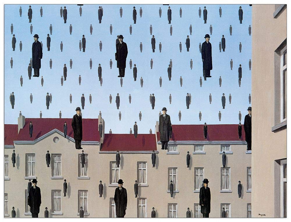 Panneaux décoratifs Magritte Golconde Artopweb 80x60cm pour réveiller un mur trop vide