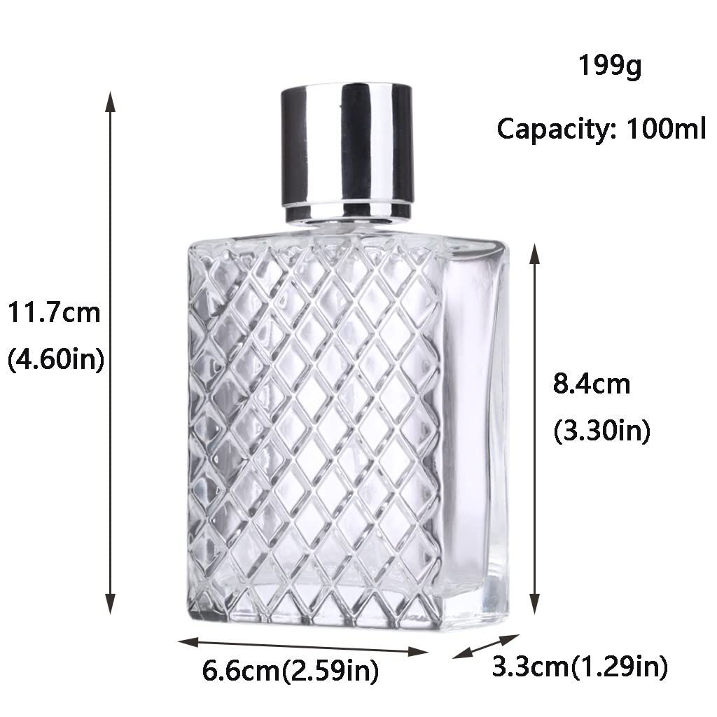 Butelka z kadzidłem, retro butelka z kadzidłem Butelka na perfumy z atomizerem, 100 ml szklane butelki z rozpylaczem, Butelka z atomizerem na perfumy do wielokrotnego napełniania, do olejków eteryczny