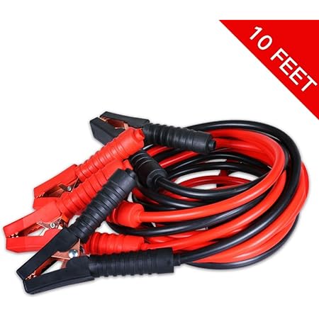 Amazon Yantu バッテリーブースターケーブル 3m 10 Feet 軽自動車 中型自動車 Dc12v 24v ハイブリッド車救援端子対応 ブースターケーブル 車 バイク Amazon Yantu バッテリーブースターケーブル 3m 10 Feet 軽自動車 中型自動車 Dc12v 24v ハイブリッド車救援端子対応 ブースターケーブル 車 バイク