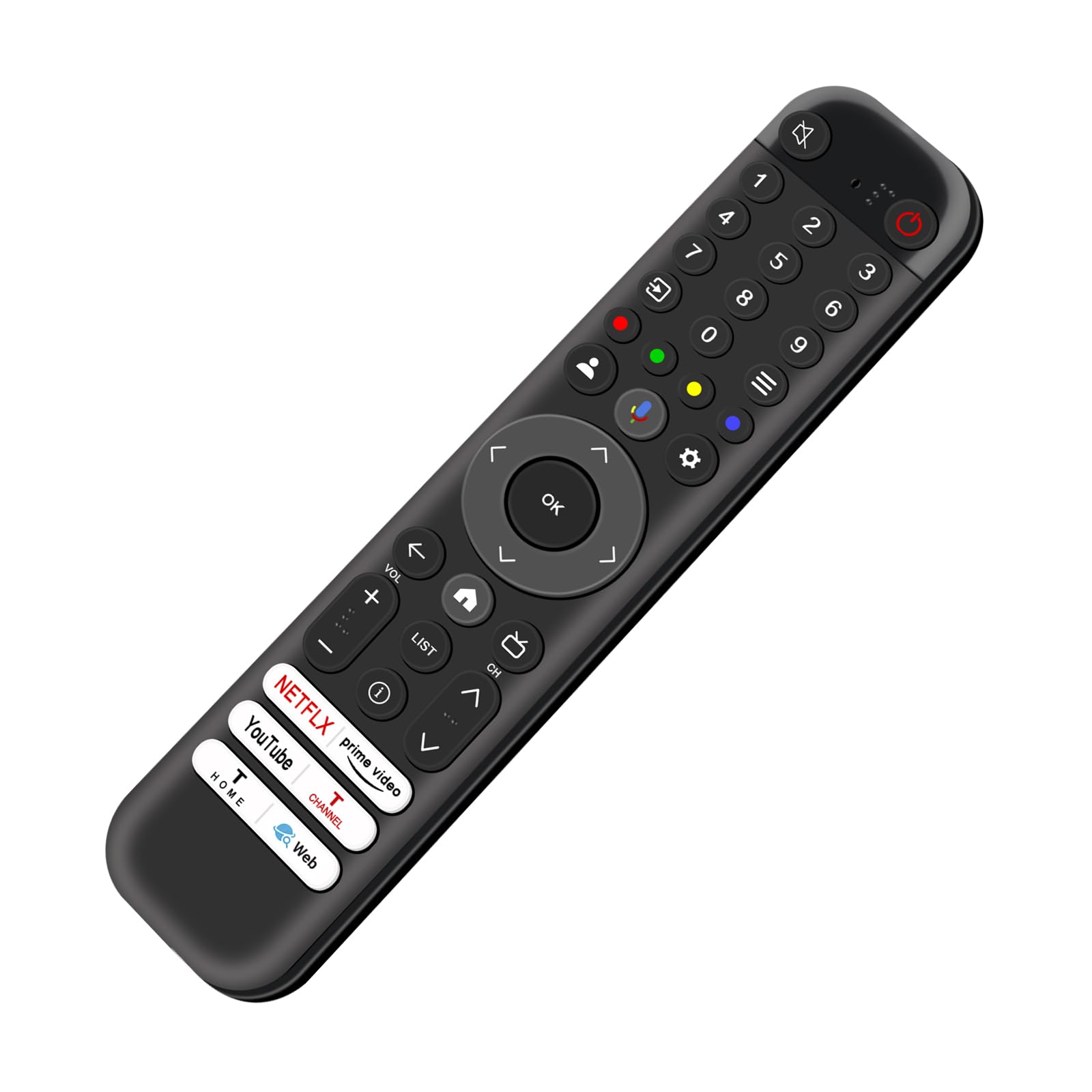 VINABTY Telecomando di Ricambio applicabile per TCL 43V6C 50V6C 55V6C 65V6C 75V6C 58P635 55T6C 65C745 43T7B 43V6B 50V6B 55V6B 65V6B 75V6B 85T7B UHD Smart LED TV,Senza funzione vocale