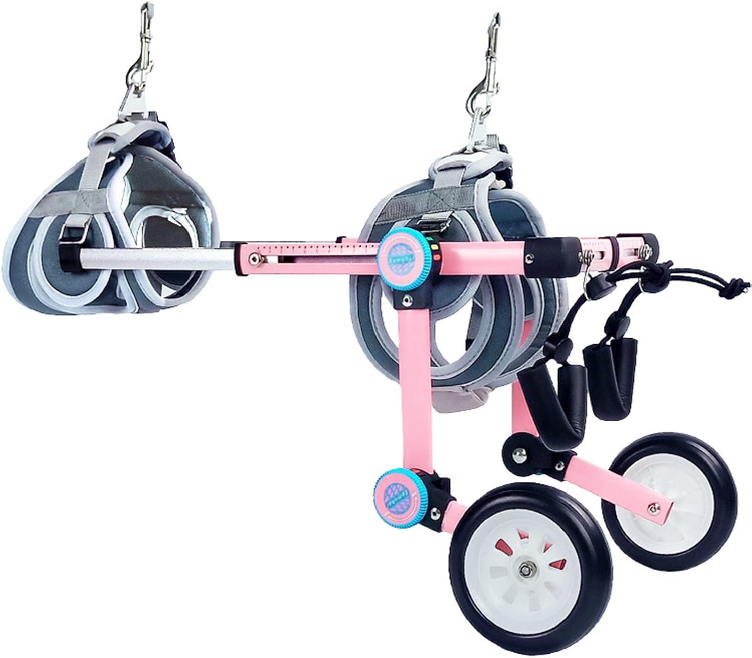 Dog Wheelchair, Wheels for Dogs Back Legs, Adjustable Dog Cart/Wheelchair, Fordable