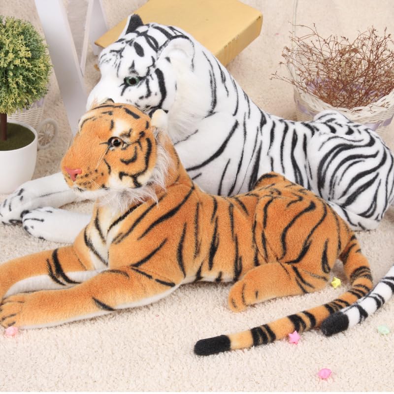 Image of Plush Toy Cartoon Games Character Soft Toys Cute Pet Wild Animals (40cm, Tiger)