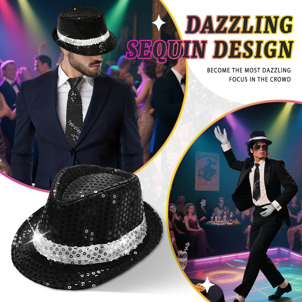 8Pcs MJ Costume Accessories - Image 4