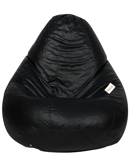 Sattva Classic EVSD00228 XXL Bean Bag Without Beans (Black)