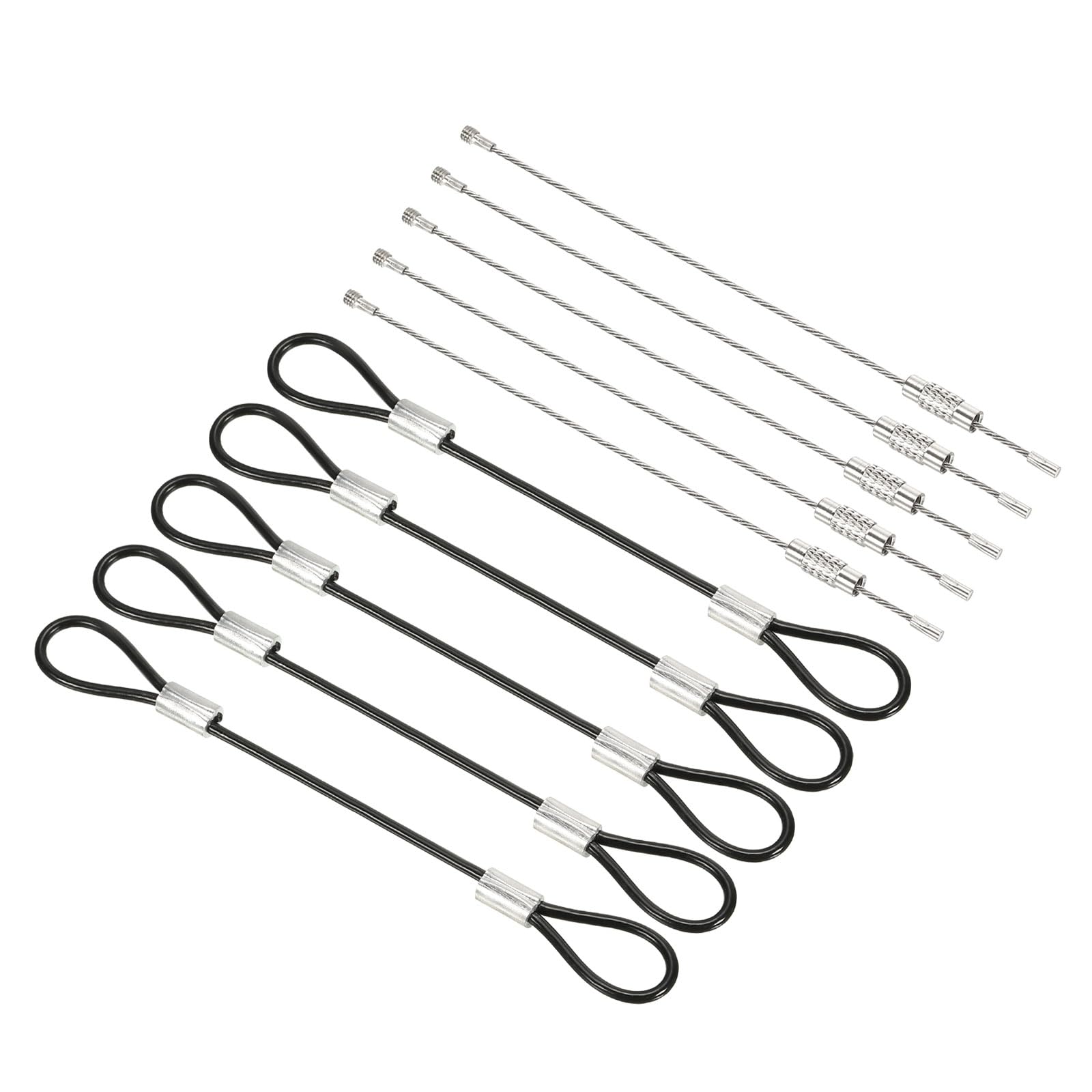 PENCK Cavi Sicurezza 2mm - 12 Pezzi 20cm Con Passanti Per Blocco Bagagli - Foto 5