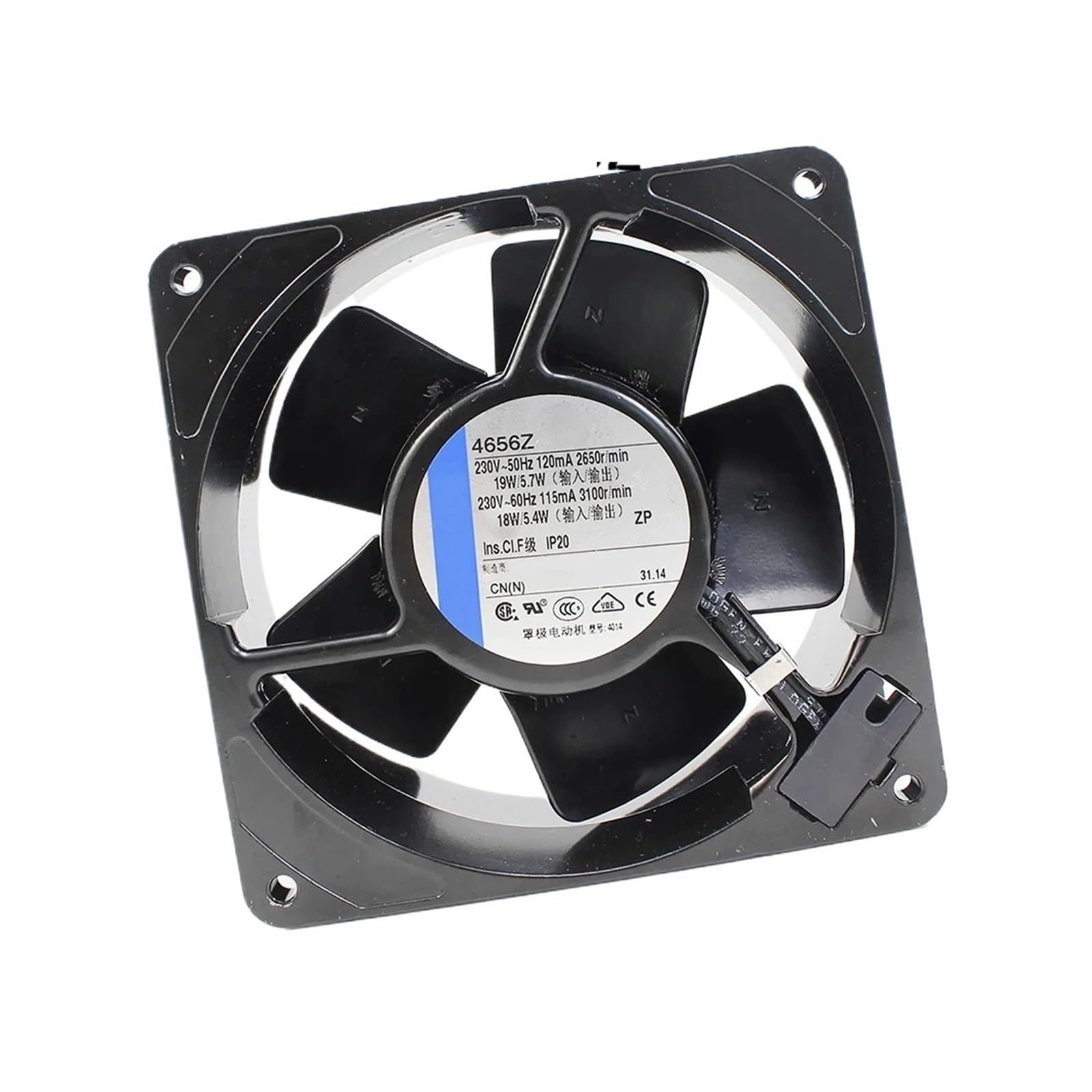 BRODEFUP Cooling Fan 120 * 120 * 38MM 4656Z 230V 18/19W 2650RPM radiator