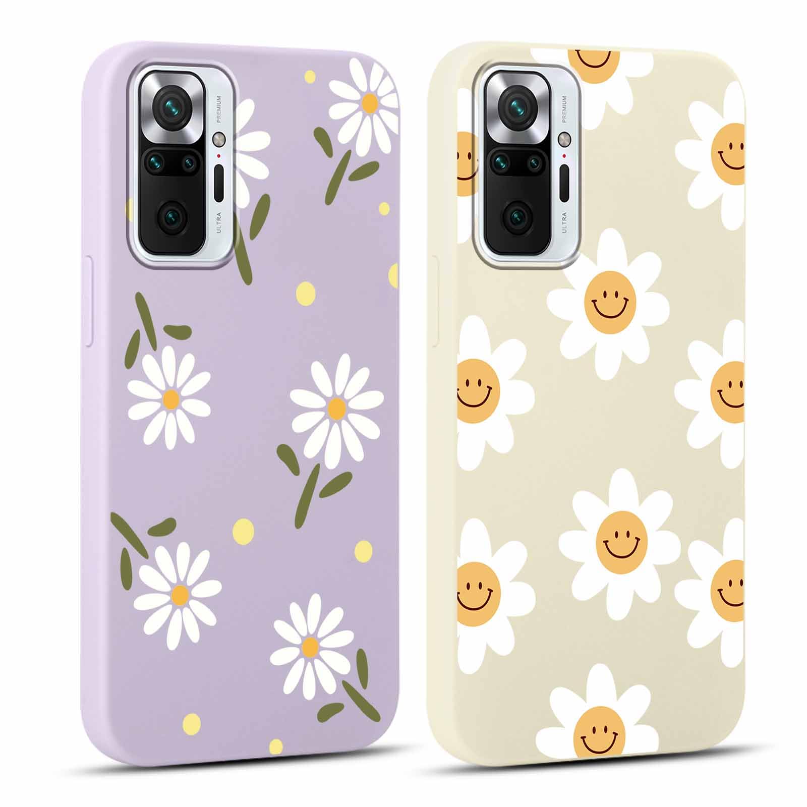 ILING Hülle Für Xiaomi Redmi Note 14 Pro 5G / Poco X7 5G – Blumen-Muster, Transparent TPU | Stoßfest, Mit Kameraschutz