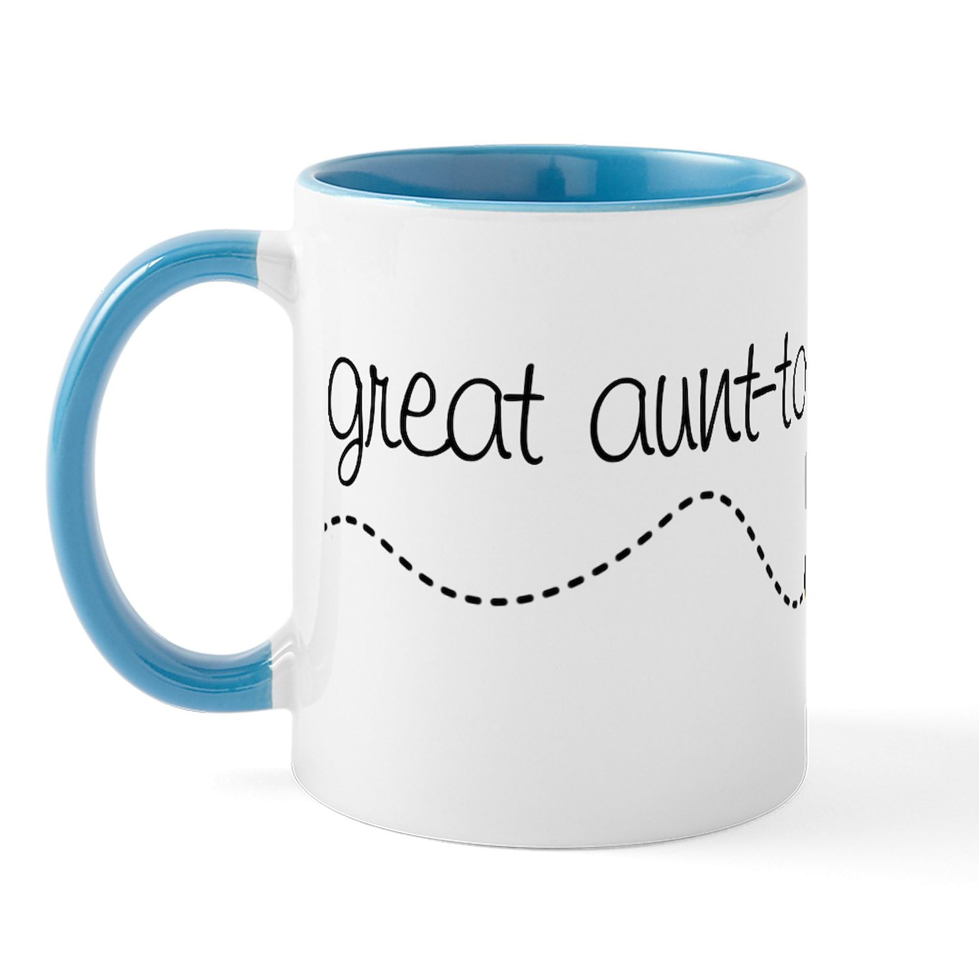 CafePress Great Aunt To Be Shirt Mug 11 oz (325 ml) Ceramic Coffee Mug