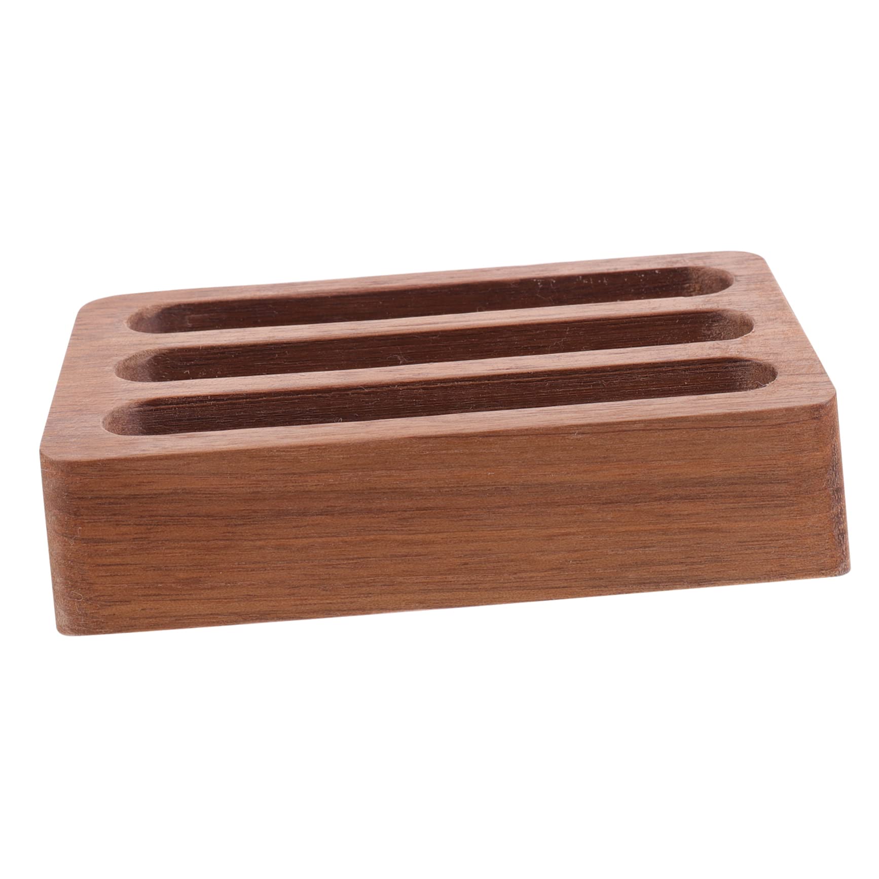 SHINEOFI 3piezas Soporte De Tarjetas De Visita De Madera Elegante y Organizador De Tarjetas De Diseño Práctico Para Escritorio Para Presentaciones Empresariales