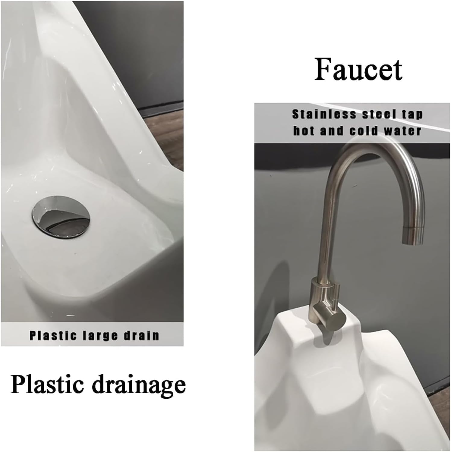 Lavabo musulmán de ablución para lavado de manos y pies, purificador