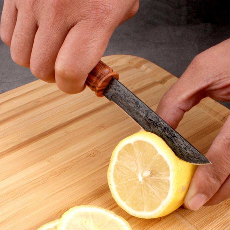 Kneefcy Classic Stainless Steel Knife with Durable ABS Grip β Professional Kitchen Knife for Cutting, Slicing and Chopping Vegetables, Meat, Fruits and Household Cooking Utility Use 2
