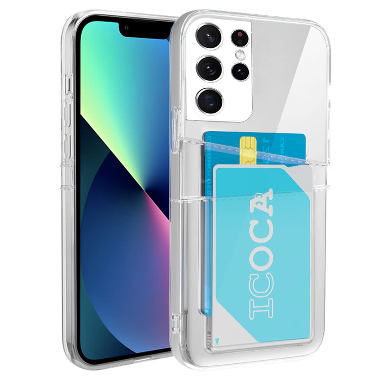 Amazon.co.jp: Galaxy S21 Ultra 5G クリア ケース 透明 適用 SC-52B 