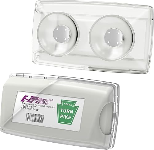 Soporte transparente EZ Pass con ventosas súper fuertes para parabrisas. Soporte para transpondedor de pase de peaje para iPass, Moderno