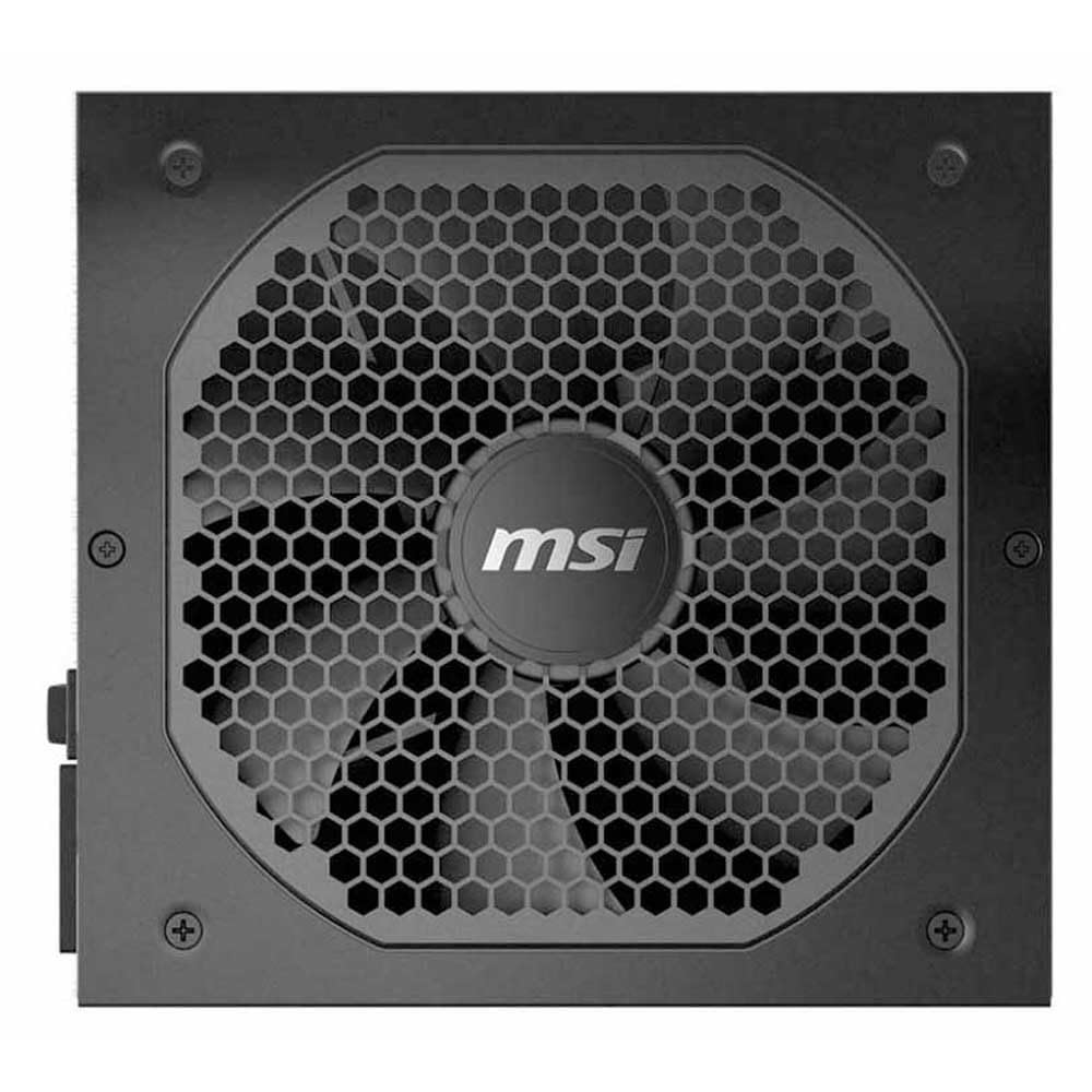 MSI MPG A750GF Bloc d'alimentation, Prise EU, 750W, Certifié 80 Plus Gold, PSU ATX Entièrement Modulaire, Support GPU 3 x 6+2 Pin, Condensateurs Japonais 105°C, Câbles Noirs Plats - Garantie 10 Ans