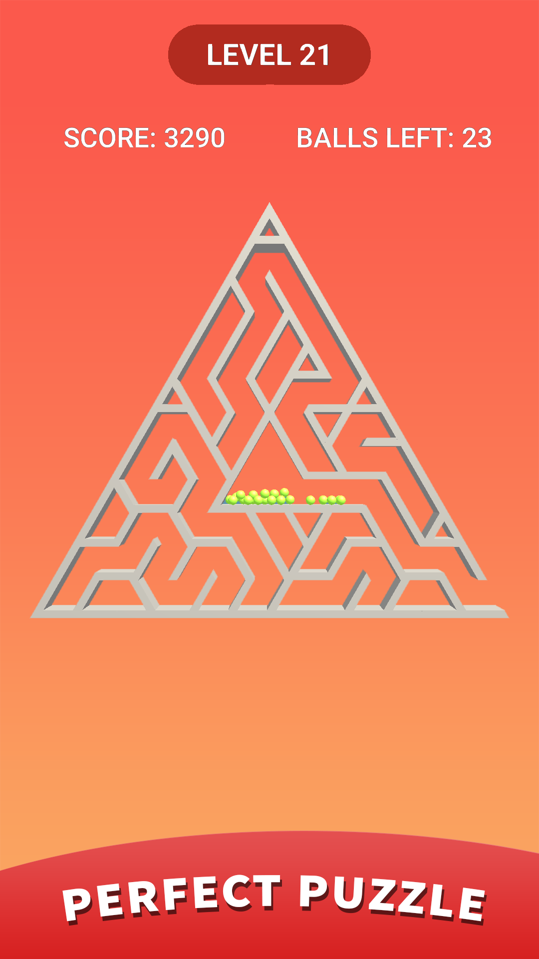 Balls Rotate Maze 3D Game Rolling Ball Circles Puzzle Maze Game