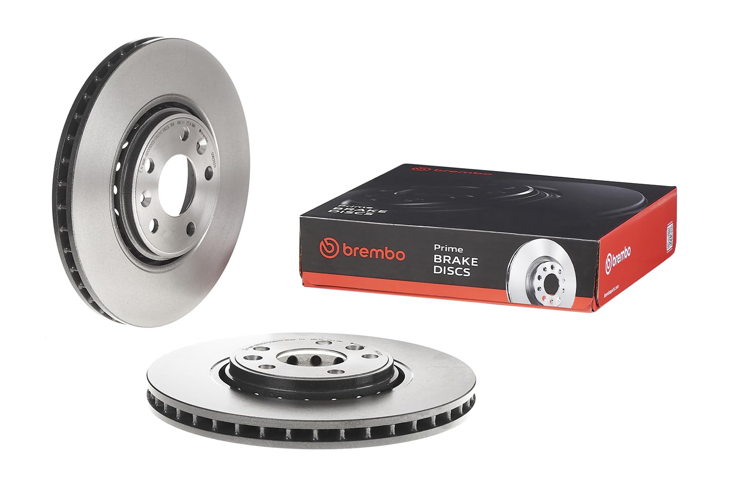 2x Brake Discs Pair Vented fits RENAULT LATITUDE L70G 3.0D Front 2011 on V9X891