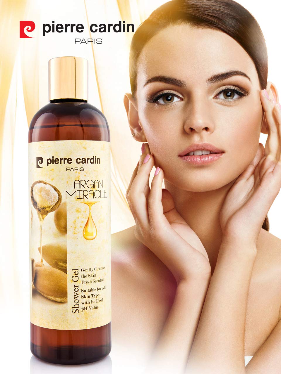 Pierre Cardin Argan Yağı Özlü E Vitaminli pH Dengeli Canlandırıcı Duş Jeli - 400 ML 1 Paket