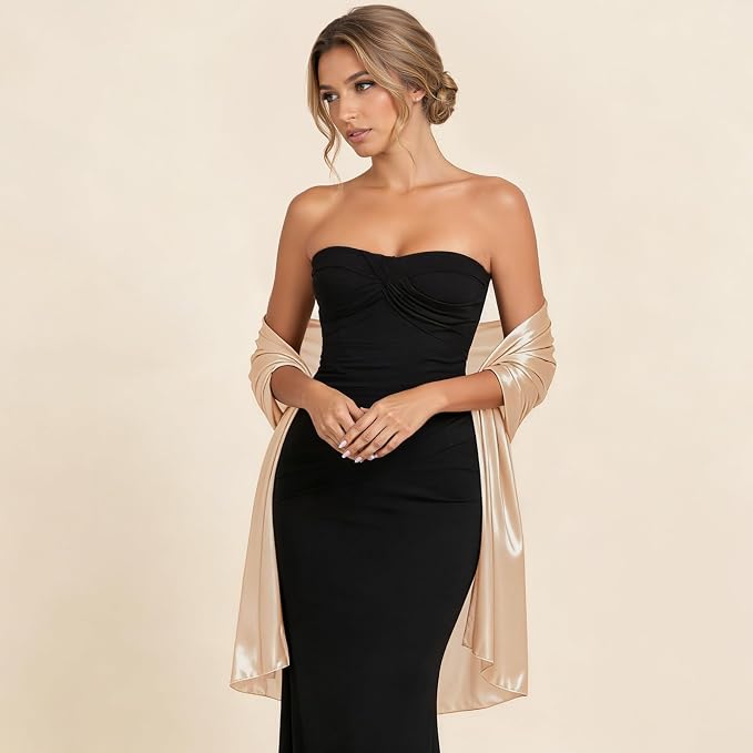 Chal ligero para vestido de noche y boda miniatura 5
