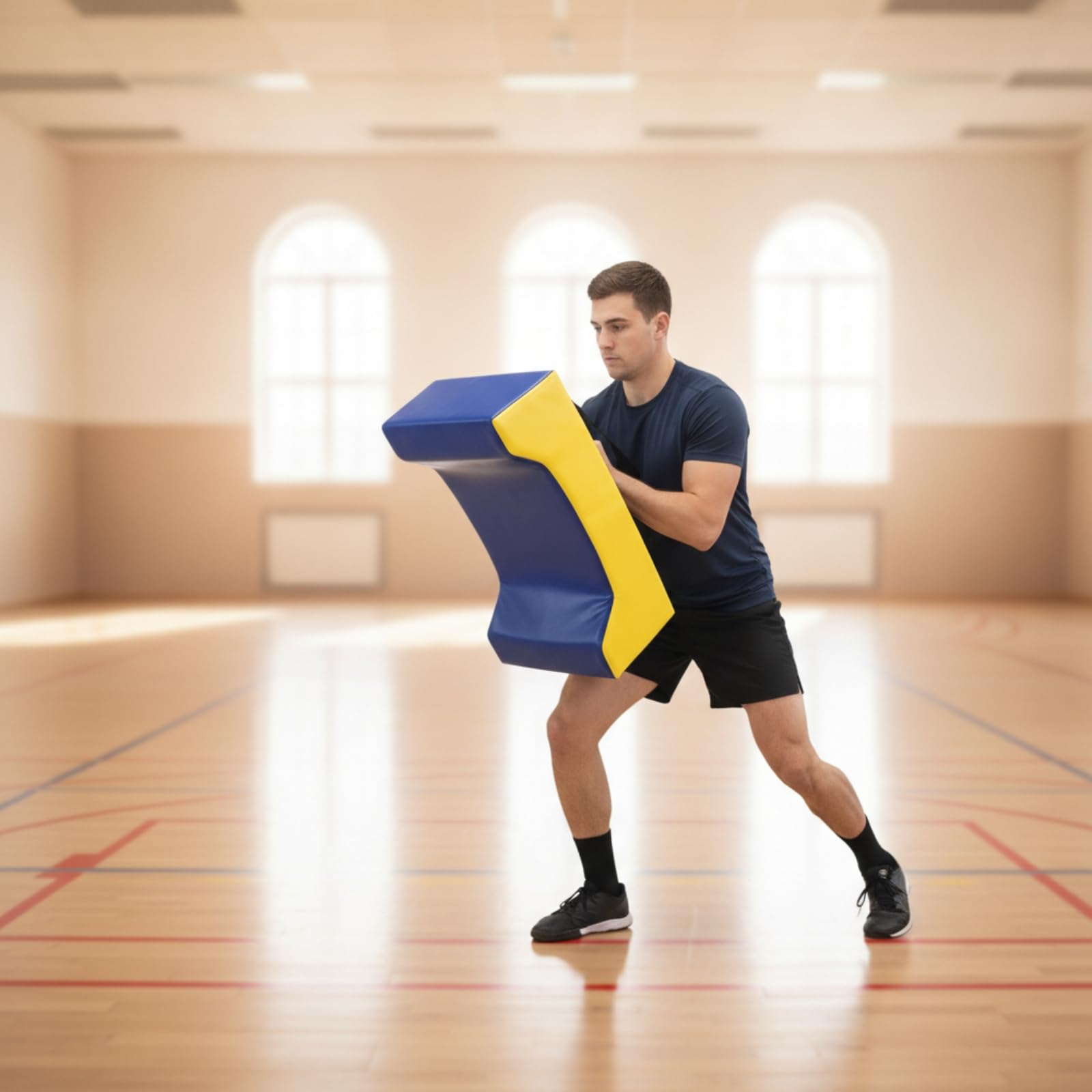 Scudo da Allenamento Rinforzato Scudo Paracolpi Resistente Cuscinetto con Superficie Traspirante per Allenatori, Atleti, Scuola