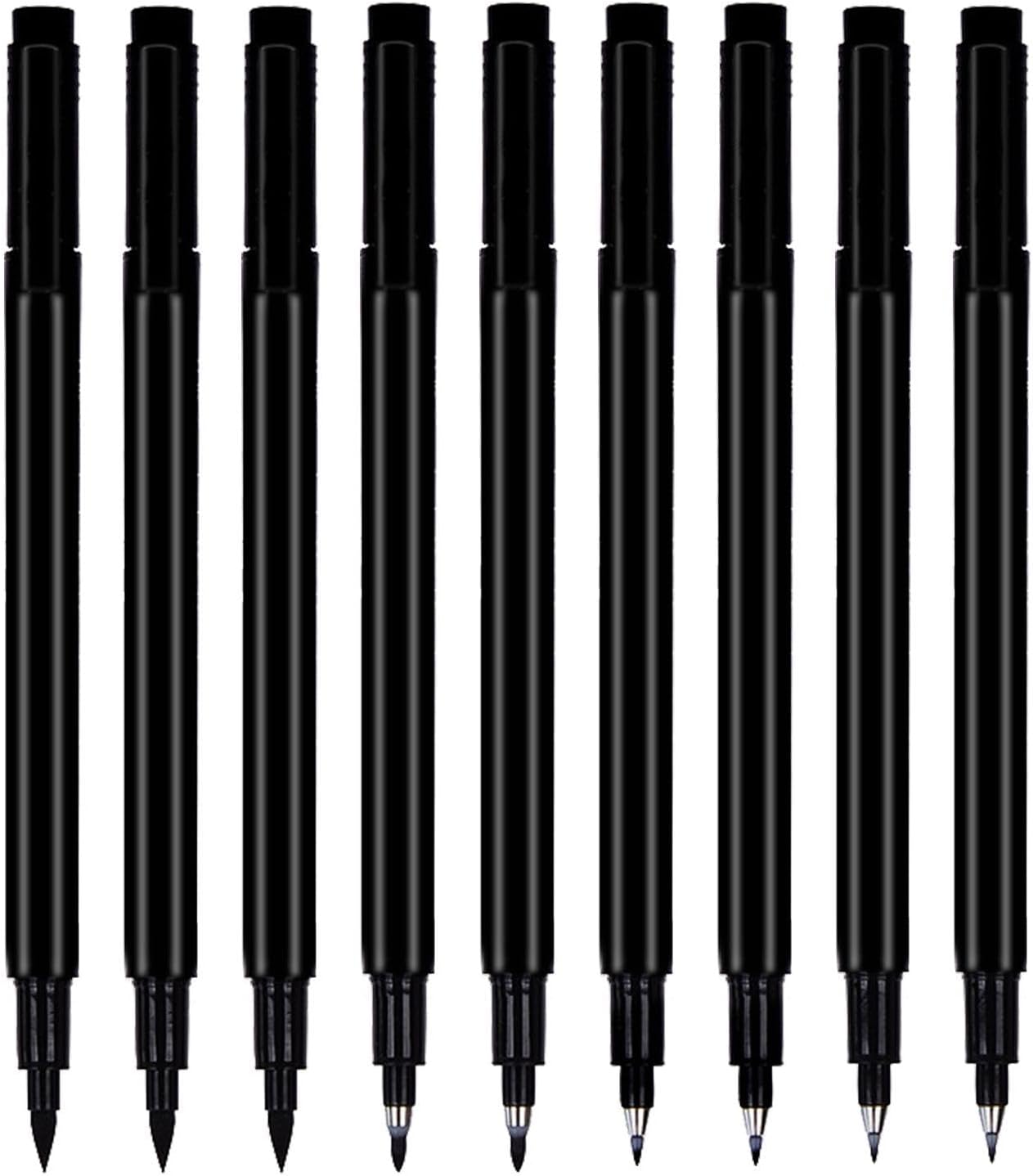 9 Pcs Calligraphy Pens, Calligraphy Tools, Writing Tools, Painting Creation Tools, Black Pen