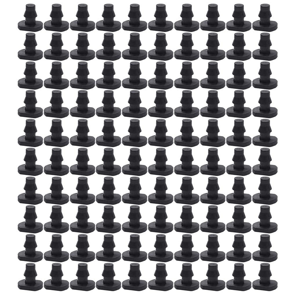 LIUZIKUN 100Pcs Garden Hose Plug End Seal 4/7 Hose End Connectors Irrigation Plug Garden Barbed Irrigating Fittings