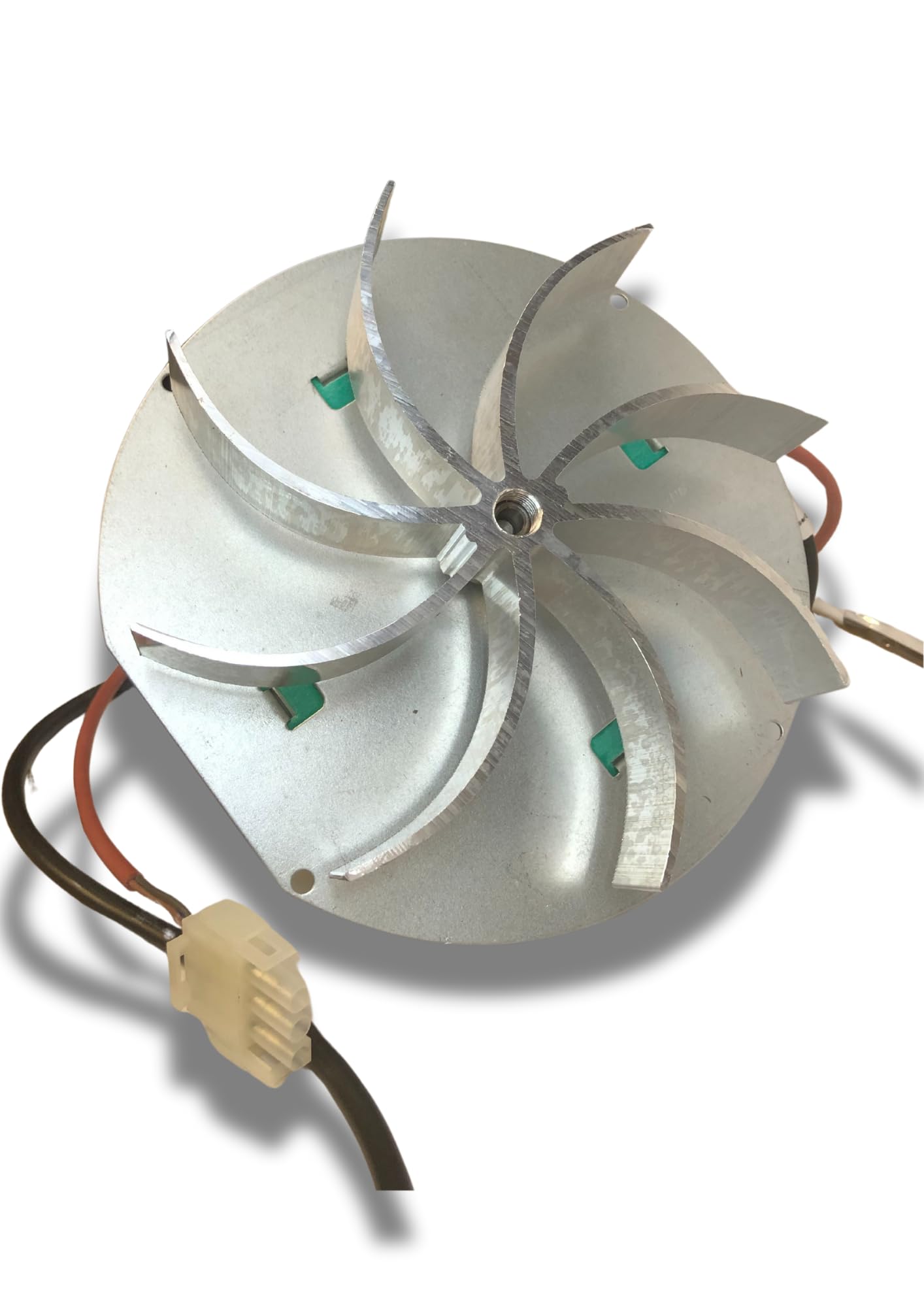 ESTRATTORE ASPIRATORE FUMI PER STUFE A PELLET CON MOTORE ECOFIT 2RECA3, FANDIS VFCA23 con Ventola da 25mm di altezza, Potenza 23/27 Watt, Diametro ventola 150mm